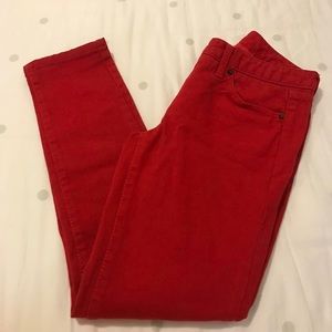 Prada Milano denim crop jeans.